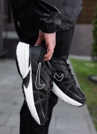 Кроссовки basketball nike v2k runtek black white9 фото