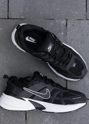 Кроссовки basketball nike v2k runtek black white7 фото