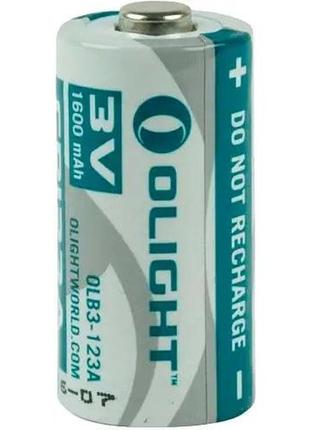 Батарея olight cr123a 3.0v,1600mah2 фото