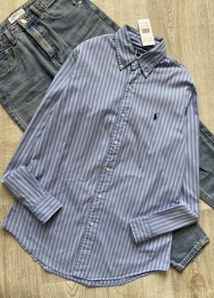 Polo ralph lauren женская рубашка, сорочка, блузка, блуза, рубашка в полоску2 фото