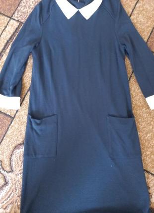 Платье трикотажное с четвертым рукавом3 фото