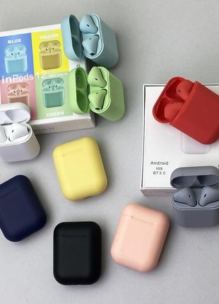 Бездротові навушники i12 pods (чорний)