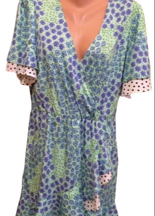 Красивое летнее платье с воланами