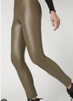 Леггинсы calzedonia с имитацией кожи