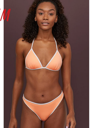 🍊помаранчеві плавки h&m з окантовкою m/l