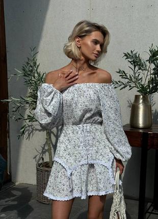 Платье женское летнее, муслин
