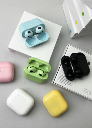 Беспроводные наушники air pro 3 (зеленый) lux