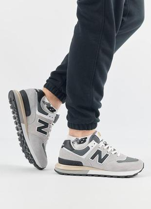 Чоловічі кросівки new balance prm classic gray black sand