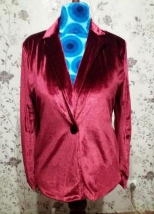 Новий оксамитова жакет, блейзер 44-46 розмір nastya gal
