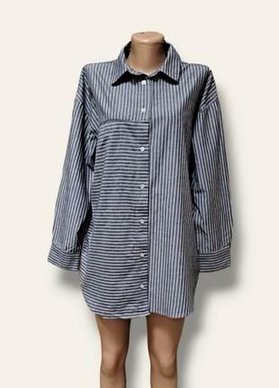 Свободная рубашка в полоску