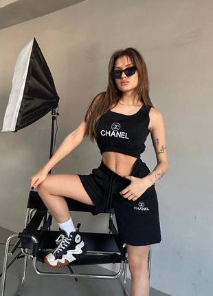 Костюм двойка в стиле chanel