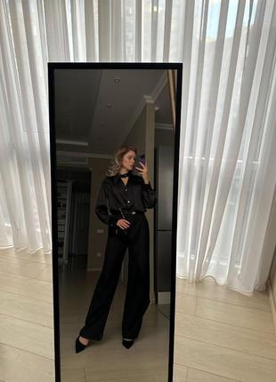 Женские ультрамодные брюки на запах