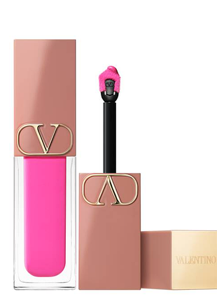 Матова рідка помада-рум'яна 2 в 1 valentino liquirosso soft matte liquid lipstick & blush