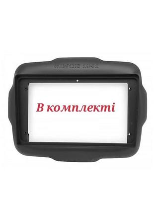 Магнитола android jeep renegade 2014-2018, 4/64, 8 ядер, carplay, слот под сим-карту + рамка!10 фото