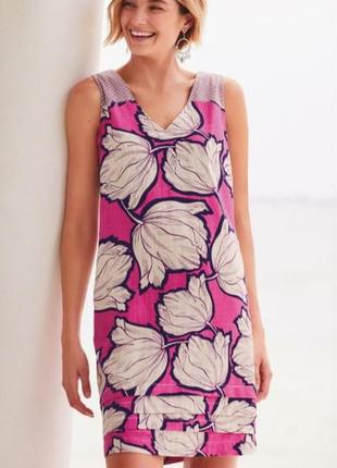 Распродажа натуральное платье лен/вискоза