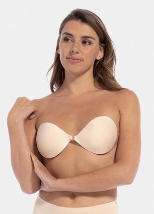 Невидимый клеящийся бюстгалтер с застежкой спереди magic backless beauty