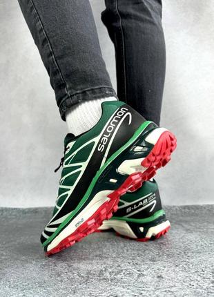 Salomon xt-6 black green4 фото