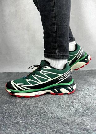 Salomon xt-6 black green5 фото