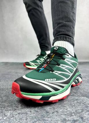 Salomon xt-6 black green6 фото