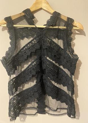 Ажурная майка