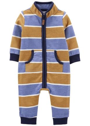 Бавовняний чоловічок ромпер сліп комбінезон двунитка carter’s картерс для хлопчика