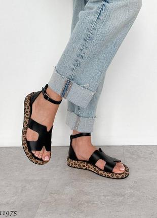 Босоножки женские из натуральной кожи, кожа жасненые босоножки