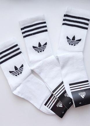 12 пар шкарпетки підліткові "adidas" теніс. 36-40р. білі. високі, демісезонні,літні