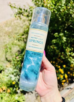 Міст / спрей для тіла water lily springs від bath&body works