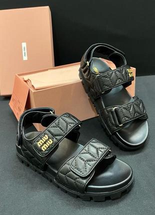 Босоножки в стиле miu miu люкс