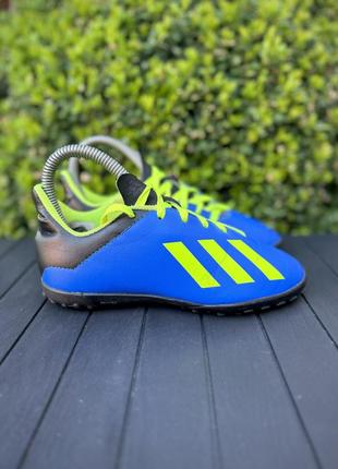 Adidas x tango 18.4 tf сороконожки детские оригинал бутсы футбольные 31 размер