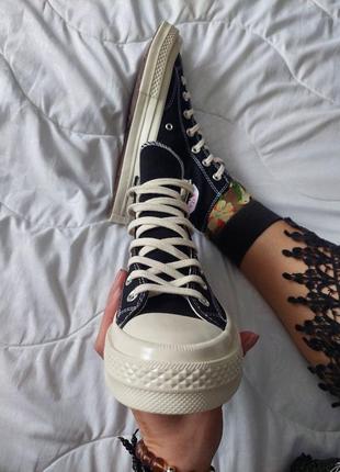 Кеди converse comme des garcons black high 8