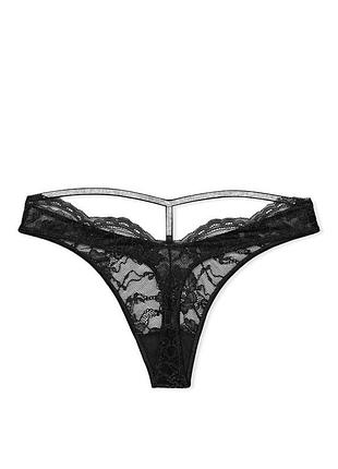 Трусики жіночі victoria’s secret, колір чорний😍