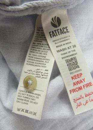 Коттоновая блуза рубашка туника от fat face5 фото