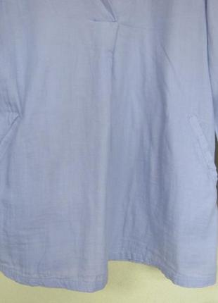 Коттоновая блуза рубашка туника от fat face6 фото