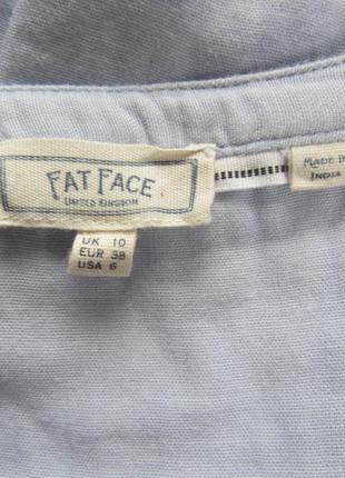 Коттоновая блуза рубашка туника от fat face4 фото