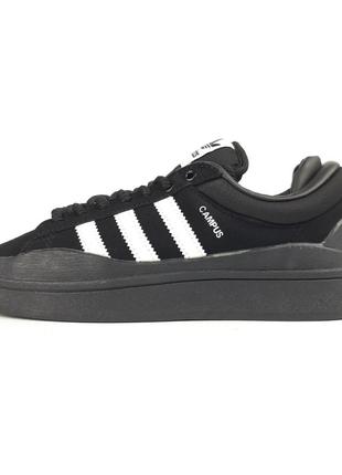 Adidas campus черные( белые полоски) кроссовки женские замшевые адидас кампус топ качество лицензия низкие весенние осенние демисезонные демисезонные