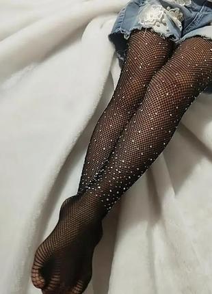 Колготи колготки капронки зі стразами