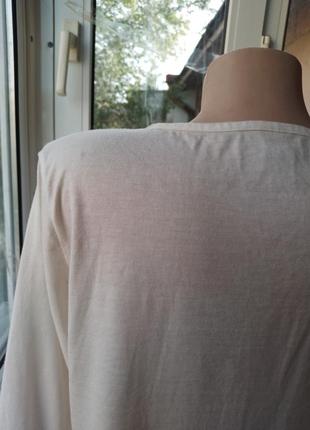 Вискозная трикотажная блуза блузка лонгслив8 фото