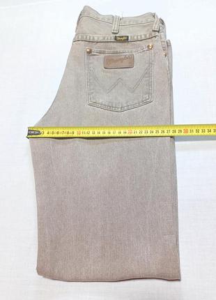 Талия 78 см vintage wrangler 956rok 30x32 джинсы светлокоричневыеusa
