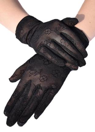 7-74 жіночі сіточні рукавички женские перчатки сетка