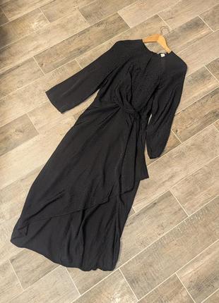 Платье миди с вискозы h&m3 фото