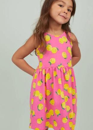 Коттоновое платье h&m с стильным принтом2-4