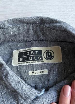 Сорочка рубашка lost souls 100% cotton5 фото