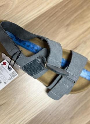 Шикарні босоніжки zara, сандалі натуральна шкіра, ортопедичні8 фото