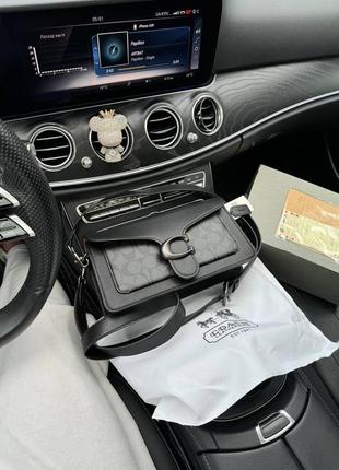 Сумка жіноча в стилі  coach premium black7 фото