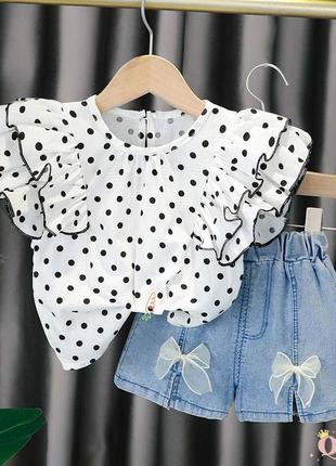 Костюм для дівчинки літній