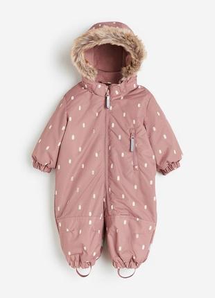 Зимовий теплий дитячий комбінезон h&m hm для дівчинки для хлопчика