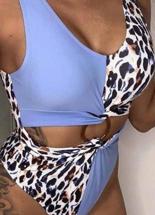 Слитный купальник 🩱 с кольцом 🐆