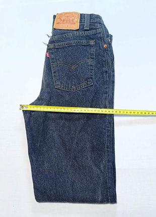 Талия 64 см vintage levi's 501 17501-0658 size m 5 джинсы черные ausa