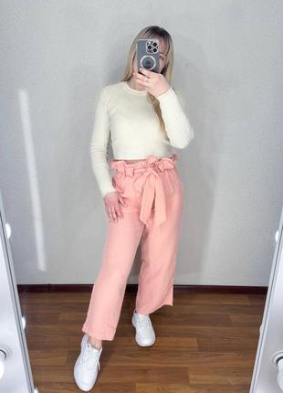 Женские брюки из натурального муслина